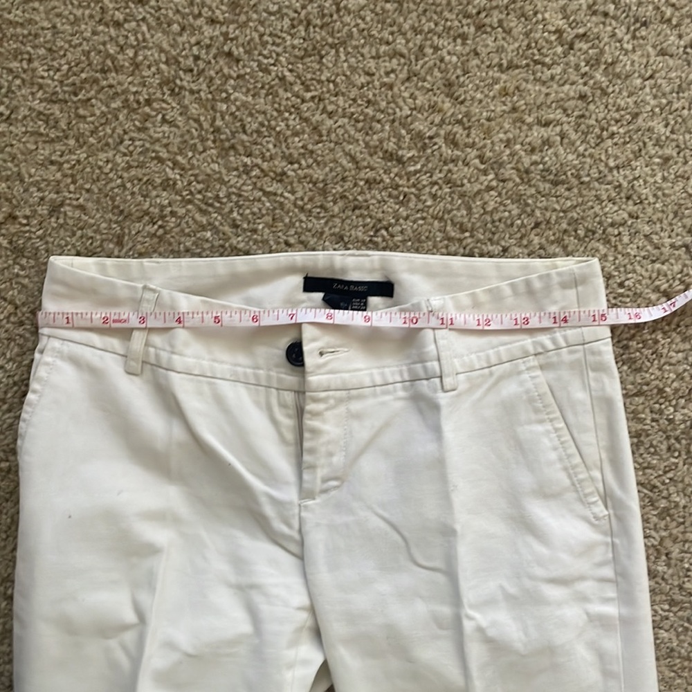 Zara Basic Slacks White Size 6 - image 7